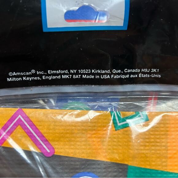 NOS 4 Packs Vintage Happy New Year Paper Tablecloths Amscan 54” x 96” - Picture 5 of 6